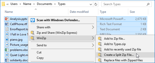 Create Zip File Command Line Windows Update