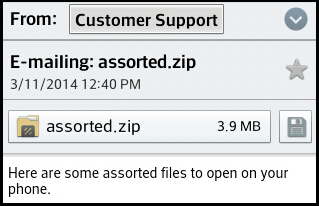 Open Zip files