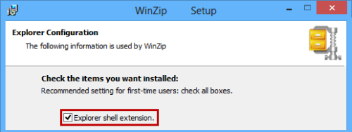 This feature can be turned back on in the WinZip Options dialog. To do this: