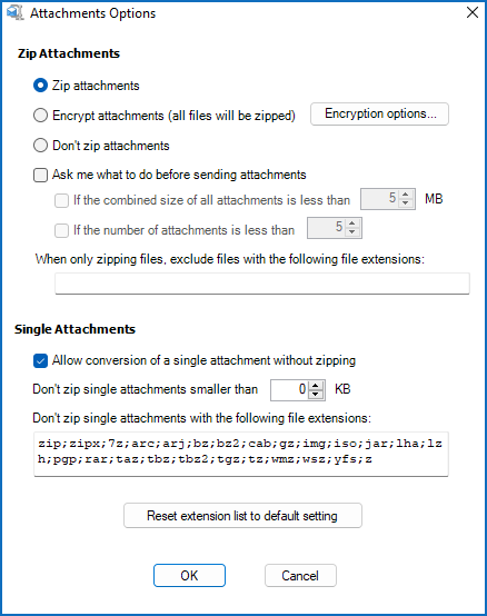 Attachment options