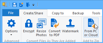 Click From PC or Cloud