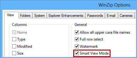 Uncheck Smart View Mode