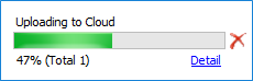 Zip file uploading to cloud service