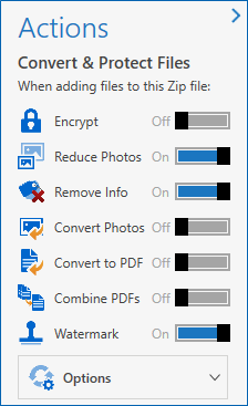 Turn convert options on if wanted