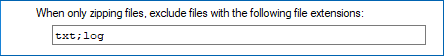 Configure file attachment exclusions