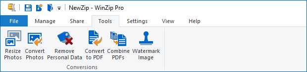 The Tools tab