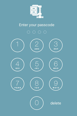 Passcode keypad